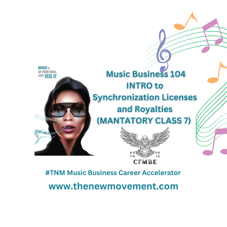  Music Business 104 INTRO to Synchronization Licenses and Royalties (MANTATORY CLASS 7)