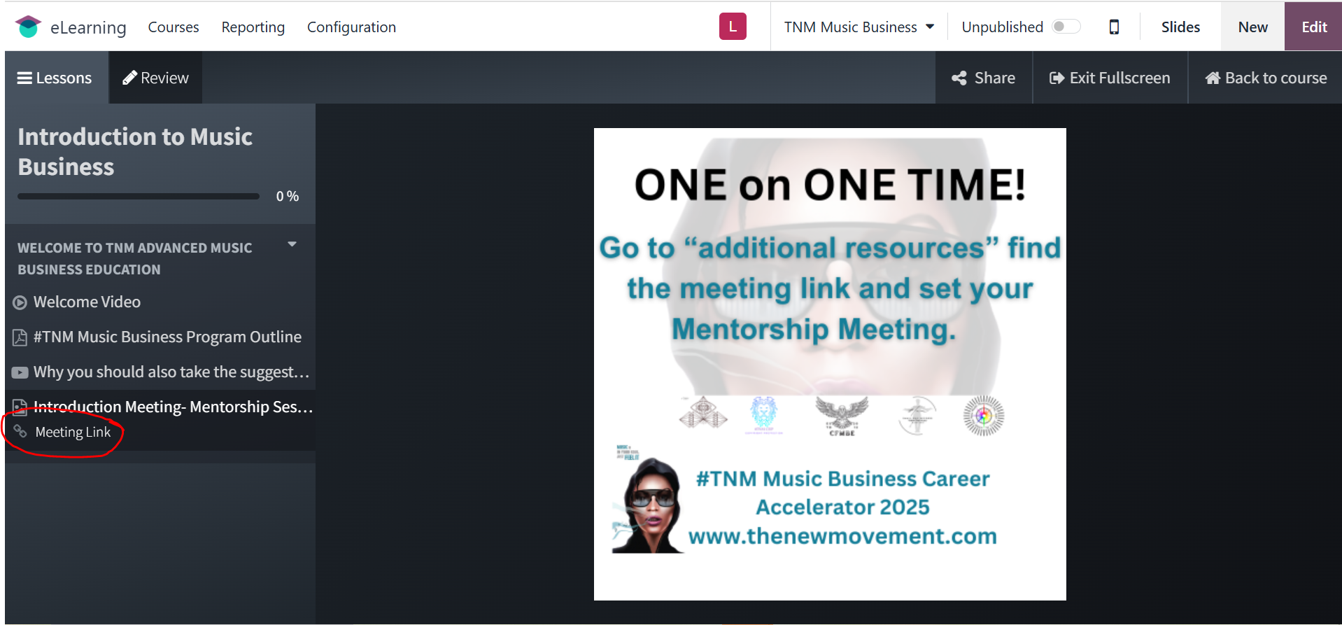 Introduction Meeting- Mentorship Session
